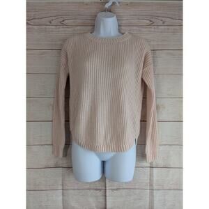 Khols So Woman's XS Waffle Knit Pullover Sweater Pink